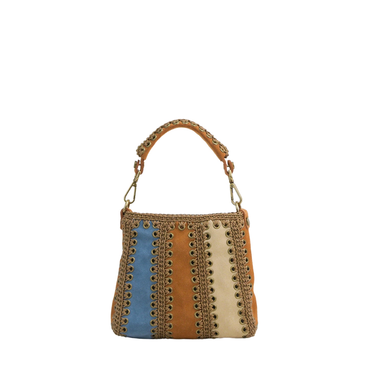 Gaia - Suede GINGER-AZZURRO-BEIGE-Cuoio